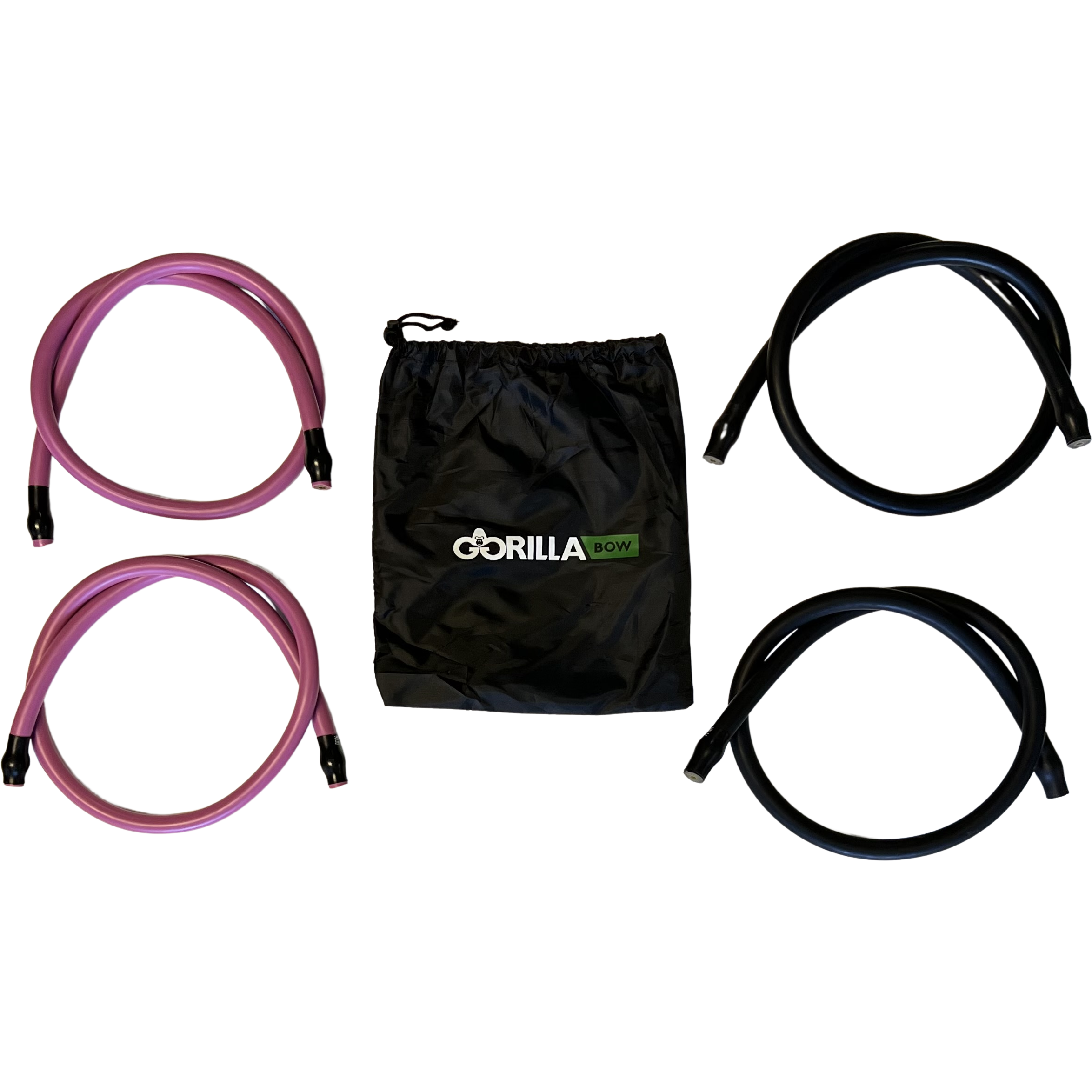Deluxe 380 lb Band Kit for Gorilla Bow Workout 4 Resistance Bands