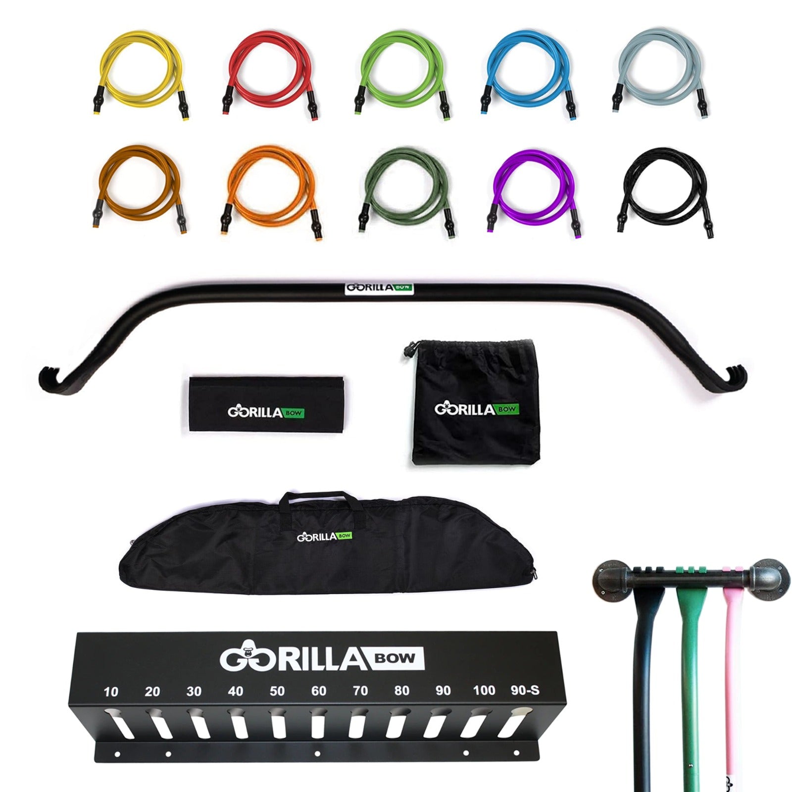 Gorilla Bow Home Gym Package 1 Black 