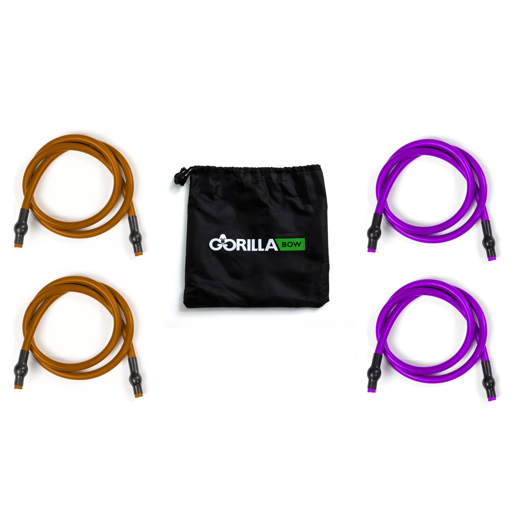 Ultra Heavy 340 lb Band Kit for Gorilla Bow Workout 4 Resistance Bands