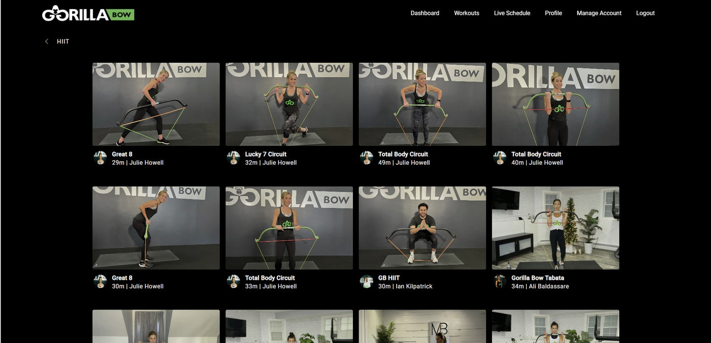 On-Demand Workouts